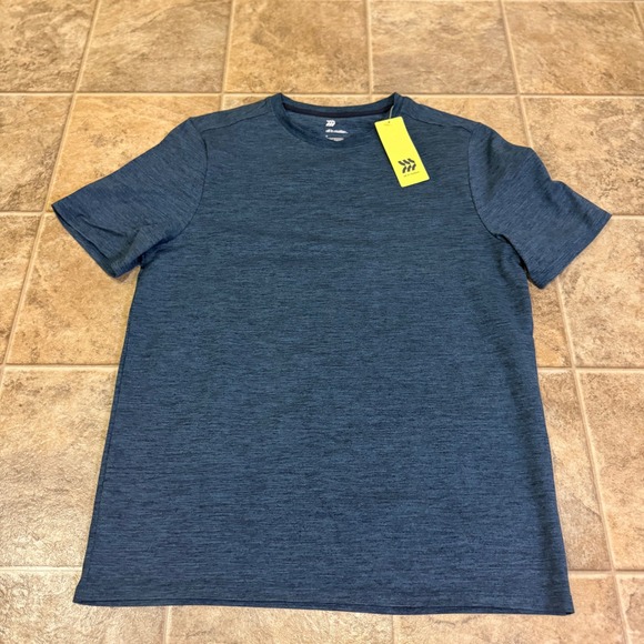 all in motion Other - All in Motion Mens Soft Stretch T-Shirt Blue Heather S Quick Dry UPF 50+ P6R576